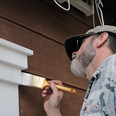 Painting window trim