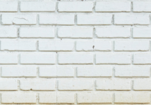 a painted exterior brick wall 